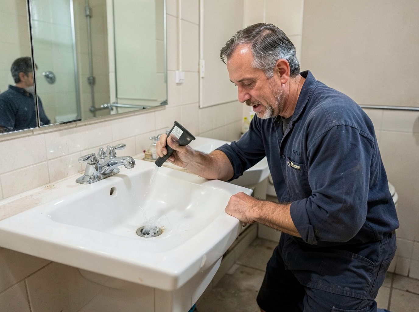 Bathroom Sink Drain Cleaning in Salisbury