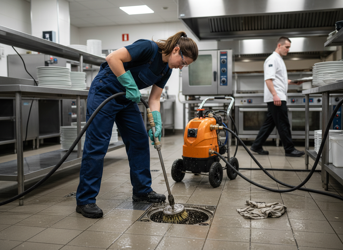 Commercial Kitchen Drain Cleaning in Salisbury